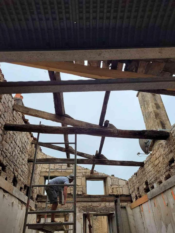 Rénovation toiture Melle